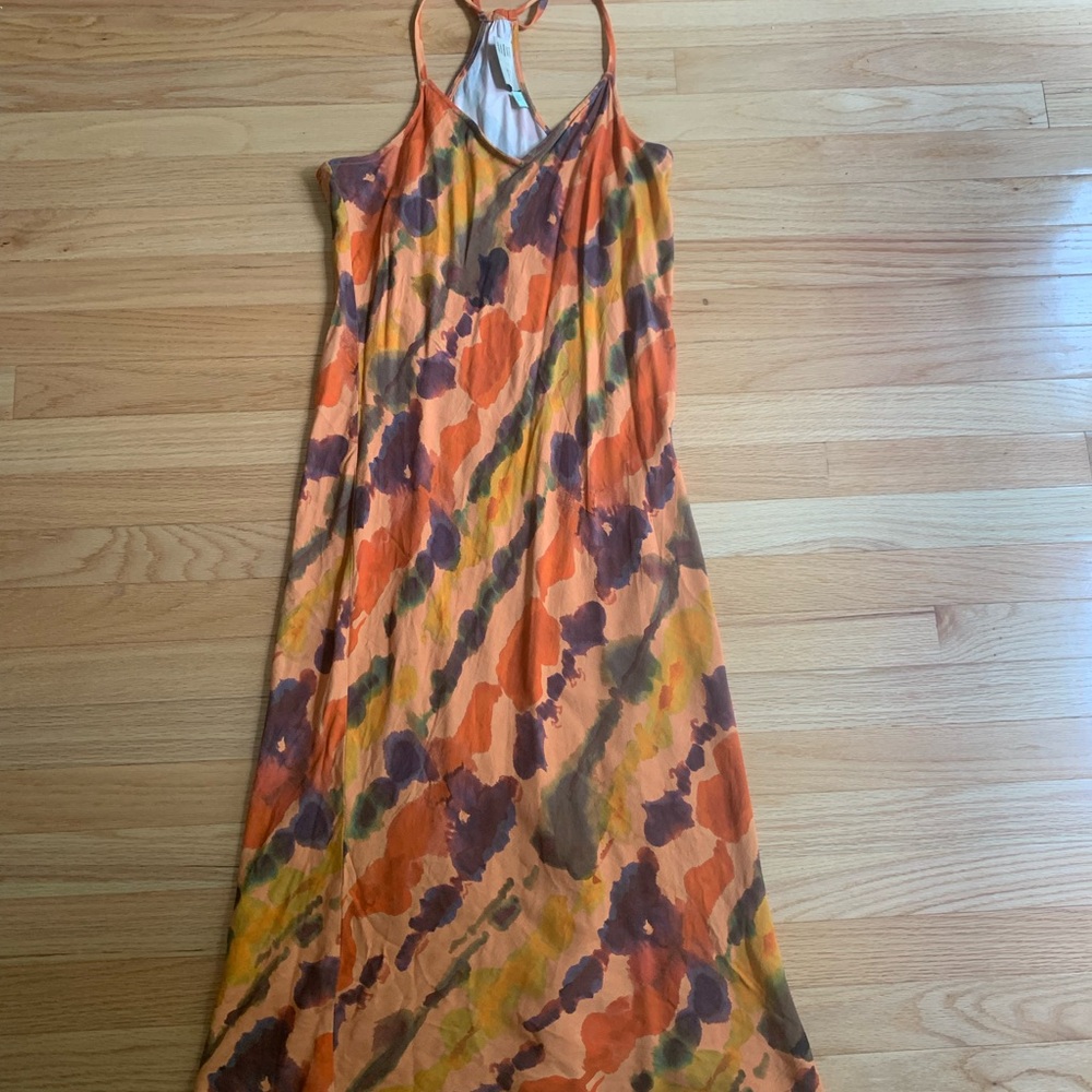 Anthropologie tie dye dress